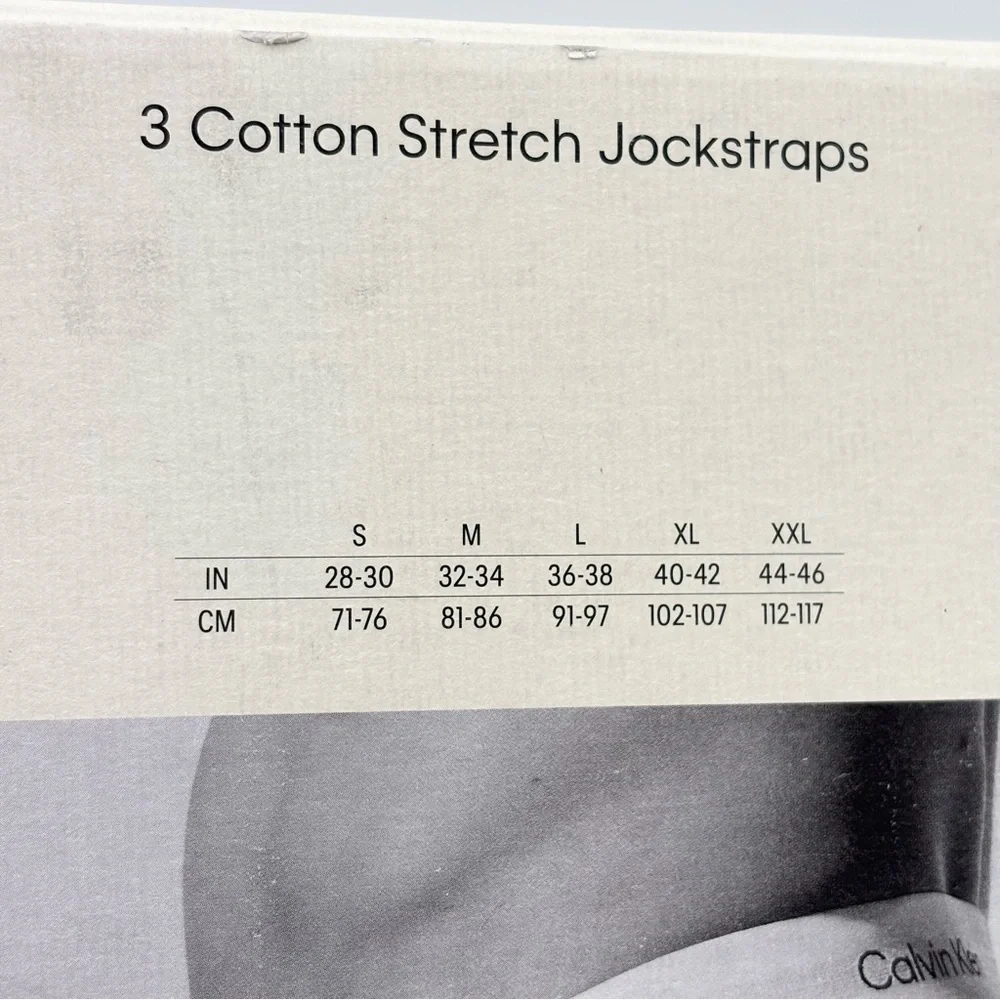 Calvin Klein‎ Cotton Stretch Jockstraps - White Size XL